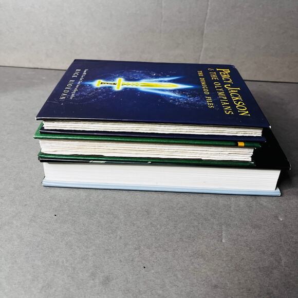 RICK RIORDAN Lot The Last Olympian Demigod Diaries & Demigod Files HC YA Fantasy - Picture 5 of 16